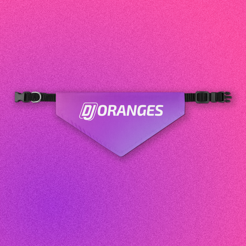 DJ ORANGES Pet Bandana Collar